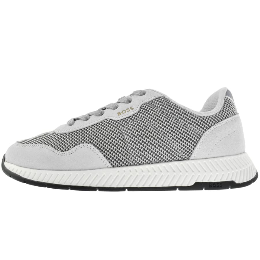 専用1 BOSS Titanium Runner Trainers Grey | Mainline Menswear us